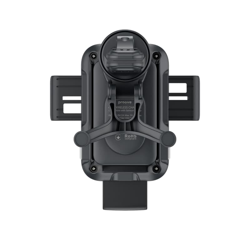 Supporto di ricarica wireless per auto Proove Triple Clamp Pro 15W, grigio – 4