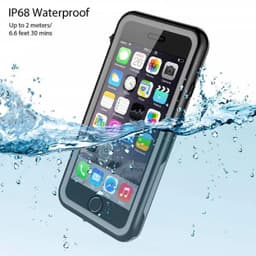 Apple iPhone 6 / iPhone 6S - Redpepper IP68 Waterproof case, Black – Bild 2