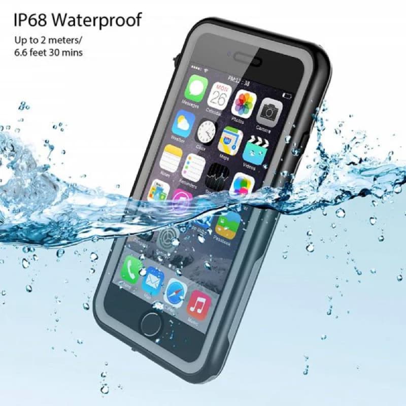 Apple iPhone 6 / iPhone 6S - Redpepper IP68 Waterproof case, Schwarz – 2