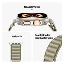 Apple Watch - Cinturino DUX versione GS - 38mm/40mm/41mm/42mm(10.Gen) Verde oliva – Bild 9