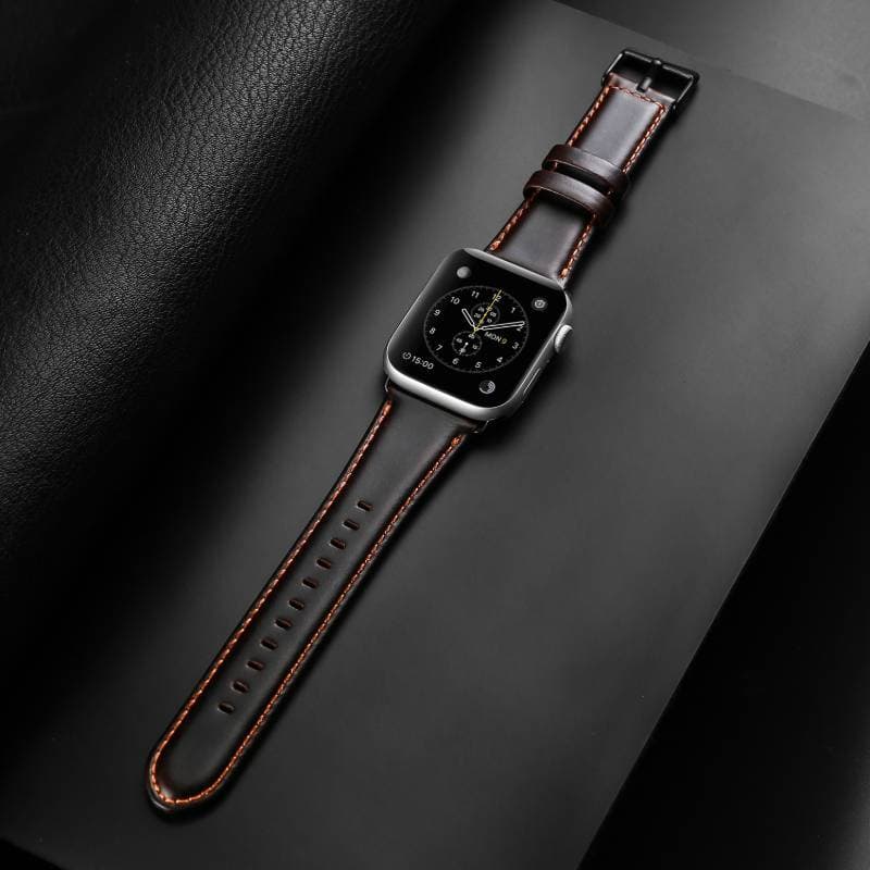 Apple Watch - DUX Business Strap (38-42mm), Dunkelbraun – 3