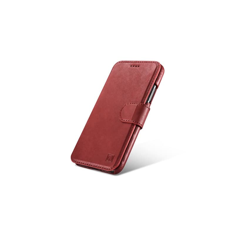 iPhone XR iCarer Detachable PU Leather Wallet Case red – 2