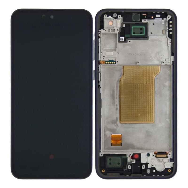 Samsung Galaxy A35 A356B LCD Schwarz, Service-Pack mit Rahmen, neu, original