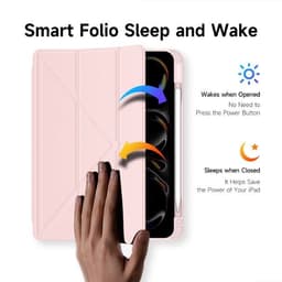 iPad Pro 11 (2024/2025) - Dux Ducis Magi Series, aufstellbares Flip-Etui, pink – Bild 3