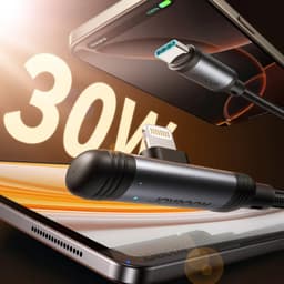 Joyroom 90° Câble de recharge rapide Type-C vers Lightning (S-A56), 1.2m, noir – Bild 2