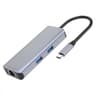 Proove - 6-in-1 HDMI Iron Link, (2x USB-A, 1x RJ45, 1x SD HDMI 3840x2160 30Hz) Silber