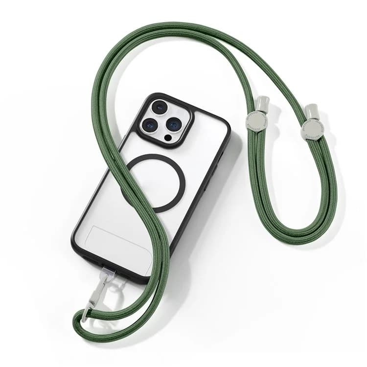 Dux Ducis - Cordino per telefono - Collana verde scuro - Accessorio universale compatibile con qualsiasi smartphone – 2