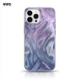 iPhone 15 - Case with brush structure in purple and blue gradient – Bild 1