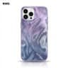 iPhone 15 - Case with brush structure in purple and blue gradient