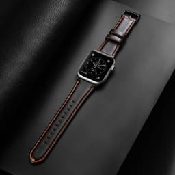 Apple Watch - Cinturino DUX Business (42mm/44mm/45mm/46mm(10.Gen)/49mm), Marrone scuro – Bild 3