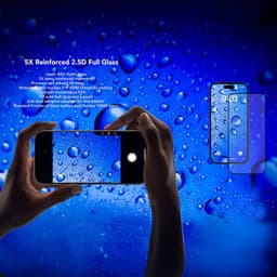 Vetro blindato trasparente ANANK 2.5D per iPhone 17 Pro - Vetro giapponese Asahi – Bild 3