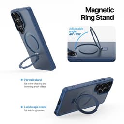 Samsung Galaxy S26 Ultra - Dux Ducis Yind Series avec Magsafe et fonction stand en bleu foncé – Bild 9