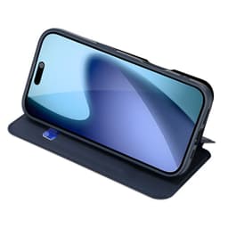 Apple iPhone Air - Pelle Dux Ducis Pro Series Blu Scuro – Bild 4