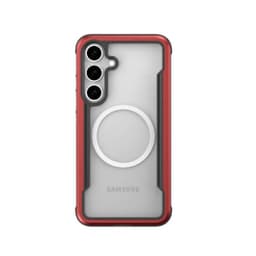 Samsung Galaxy S25 - Raptic Defense Shield with MagSafe function, red – Bild 2