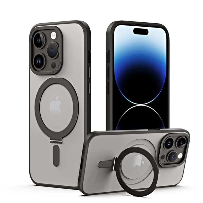iPhone 13 Pro - Custodia Magsafe Stand nero opaco