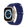 Apple Watch - Cinturino DUX OceanWave Version - 42mm/44mm/45mm/46mm(10.Gen)/49mm, Blu