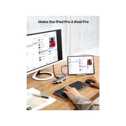 Ugreen – USB-C Hub 10-in-1 mit Audio, HDMI, VGA, LAN, SD/TF & PD (CM179 / 80133), grau/schwarz – Bild 5