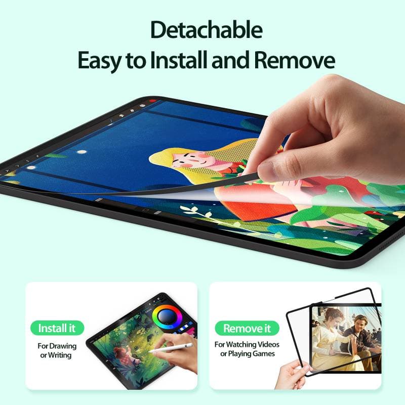 Apple iPad Pro 11 (2024/2025) - Dux Ducis Naad Vetro blindato simile alla carta – 4