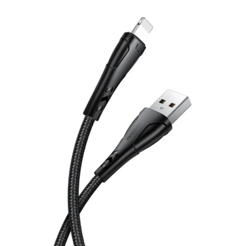McDodo - Câble de charge USB-A vers Lightning, 1.2m, noir