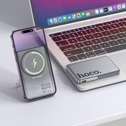Hoco - Q36 Sunlight PD20W power bank magnetic suction+holder(5000mAh), dunkelgrau – Bild 5