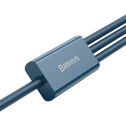 Baseus - Serie Superior - Cavo di ricarica rapida USB a M+L+C, 3,5A 1,5m, blu (CAMLTYS-03) – Bild 7