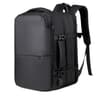 Okade S70 Zaino per laptop da 17,3 pollici - Zaino da lavoro e da viaggio USB, funzione valigia, nero