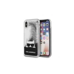 iPhone X / XS - Karl Lagerfeld Liquid Glitter KLHCPXCHPEEBK, schwarz – Bild 6