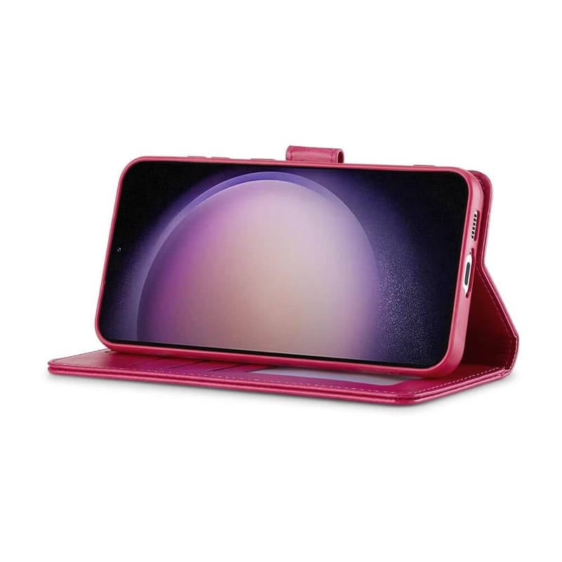 Samsung Galaxy A57 - LC.IMEEKE Wallet case with 3 card slots & magnetic closure, Pink – 3