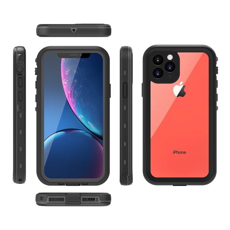 iPhone 11 Pro - Redpepper IP68 Dot Series Wasserdichtes Outdoor Case, schwarz – 3