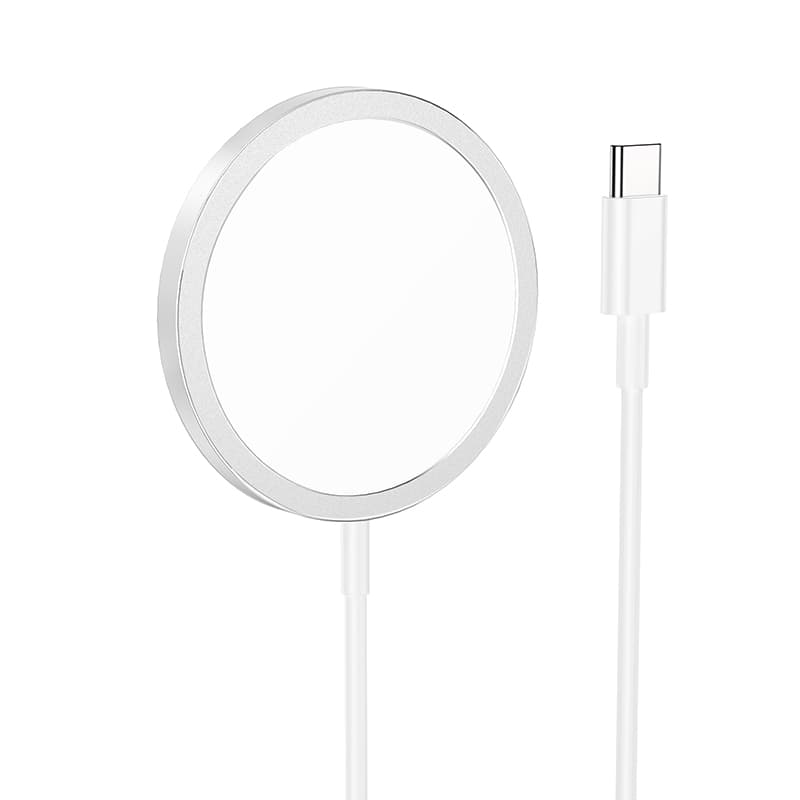 Hoco - CW47 Caricatore rapido magnetico senza fili della serie Original 15W / Magsafe bianco – 2