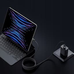 McDodo - Cavo magnetico autoavvolgente da USB-A a Lightning, 1,2 m, nero – Bild 6