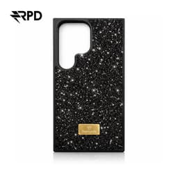 Samsung Galaxy S24 Ultra - Diamonds plastic glitter case in black – Bild 1