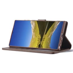 Samsung Galaxy S26 Ultra - LC.IMEEKE Etui portefeuille avec 3 fentes pour cartes & fermeture magnétique, marron – Bild 3