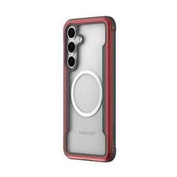 Samsung Galaxy S25 - Raptic Defense Shield with MagSafe function, red – Bild 5