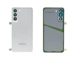 Samsung Galaxy G990B S21 FE back cover, white, new, original – Bild 1