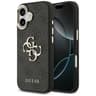 iPhone 17 - Guess Metal Logo Gold Case, Black GUHCP17S4GMGCGR
