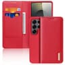 Samsung Galaxy S25 Ultra - Custodia DUX Hivo Series, rossa, in ecopelle