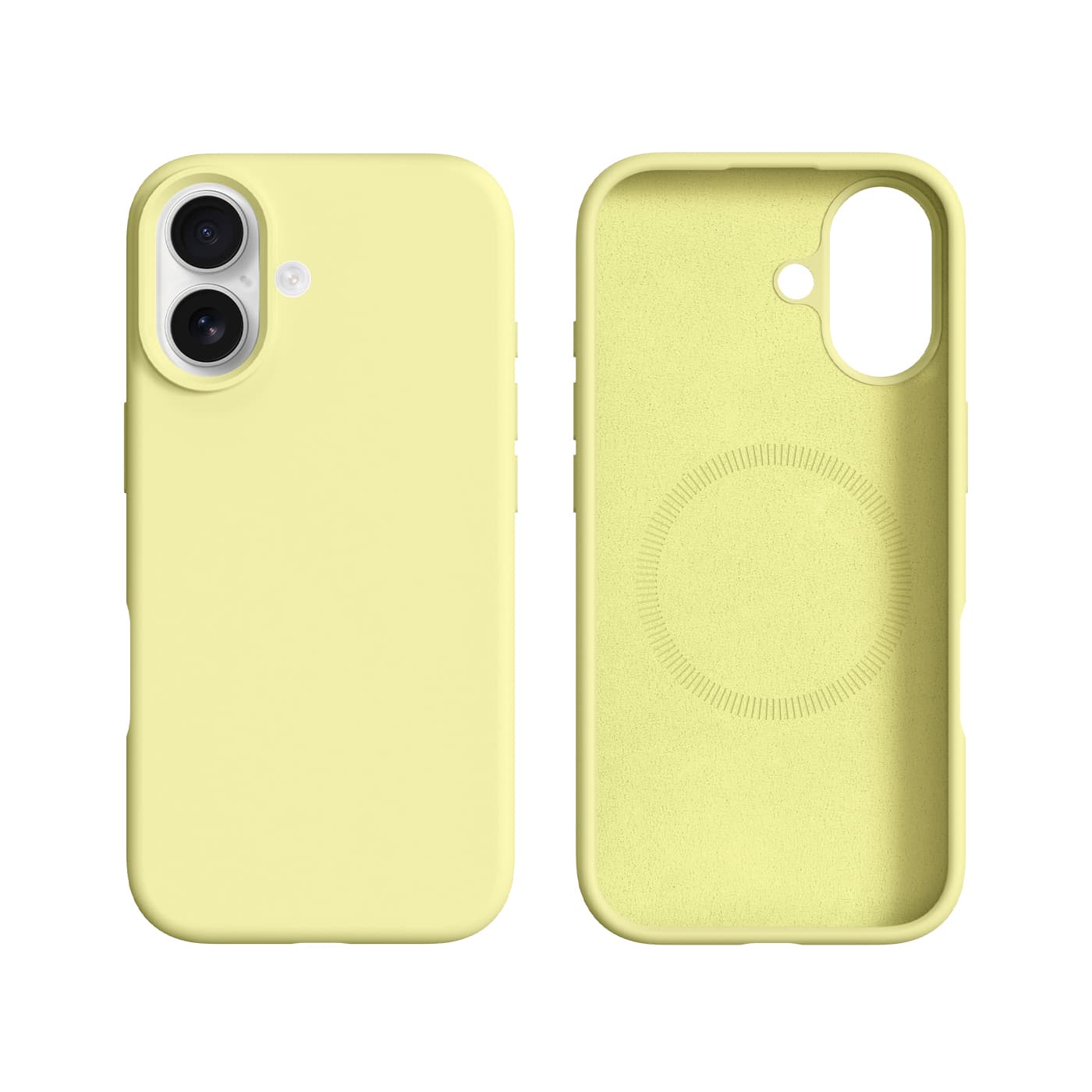 RPD - iPhone 16 Burom Silicone Case mit MagSafe, Gelb