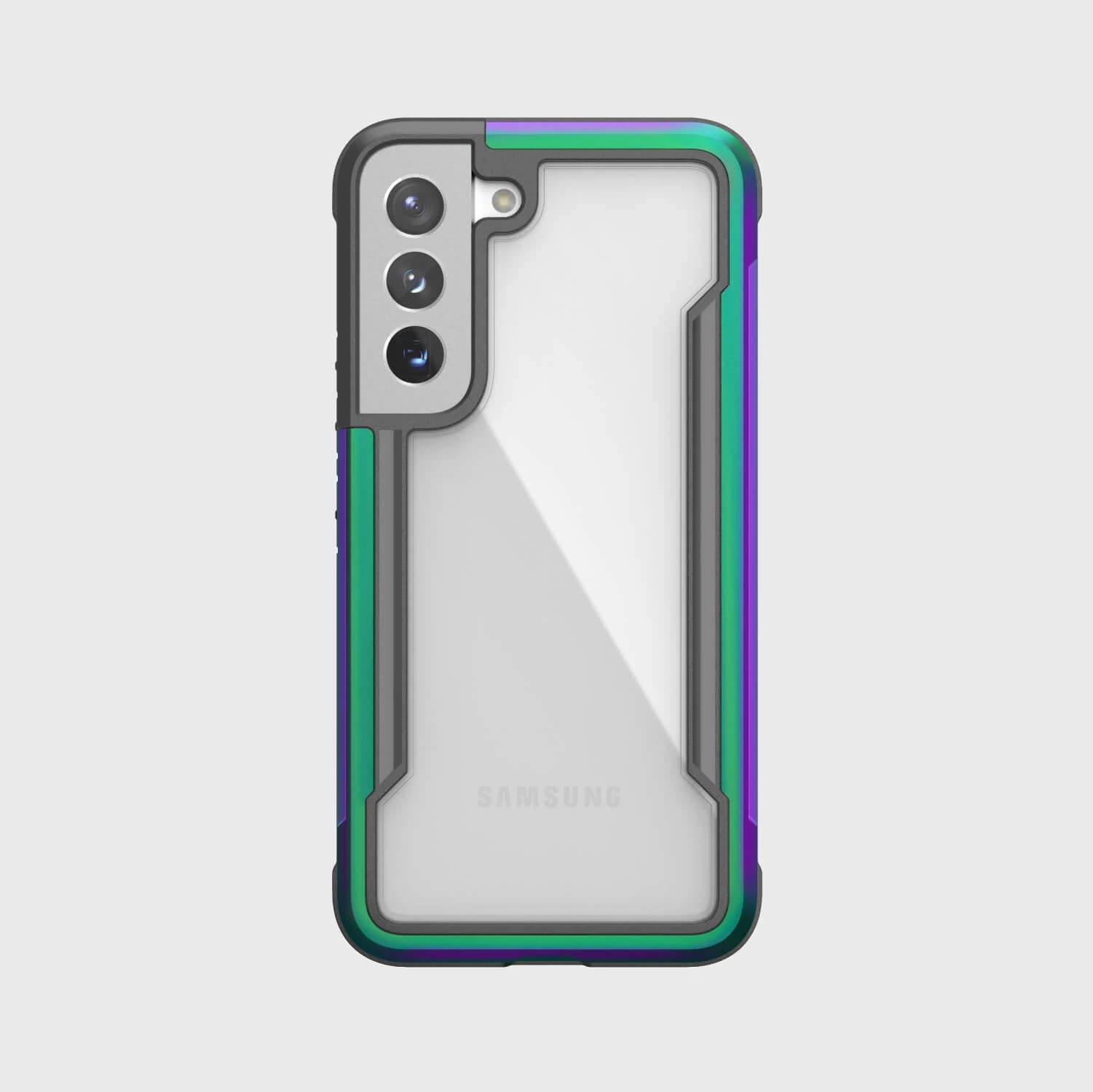 Samsung Galaxy S22 - Raptic/X-Doria Defense Shield Case with iridescent frame – 3