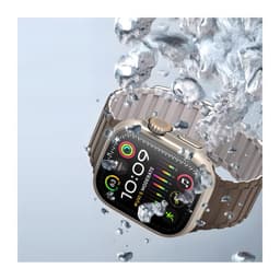 Apple Watch - DUX KJ Version Strap (42-49mm) Brown Grey – Bild 7