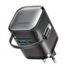 Joyroom - Caricabatterie GaN da 65W con cavo retrattile, nero (UE) (JR-TCL02)