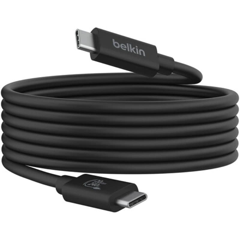 Belkin - USB-C to USB-C (USB-4), 240W, 20Gbps, 4K 60Hz, 2m, Schwarz – 2