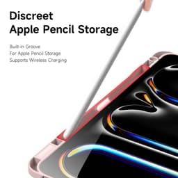 iPad Pro 13 (2024) - Dux Ducis Magi Series, aufstellbares Flip-Etui, pink – Bild 7
