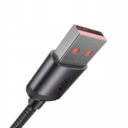 McDodo - USB-A to Lightning Cable with Charging Light, 36W Fast Charging, Black – Bild 3