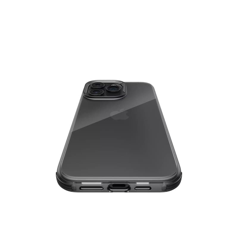 iPhone 15 Plus – Raptic Clear, Transparente Schutzhülle in Schwarz (Smoke) – 2