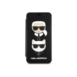 iPhone X / XS - Karl Lagerfeld Karl and Choupette Book KLFLBKPXKICKC, schwarz – Bild 5