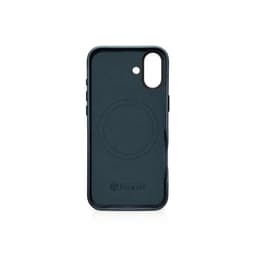 iPhone 16 - iCarer Olio di cera Premium in vera pelle con Magsafe Backcover verde scuro (WMI16240701-BU) – Bild 5