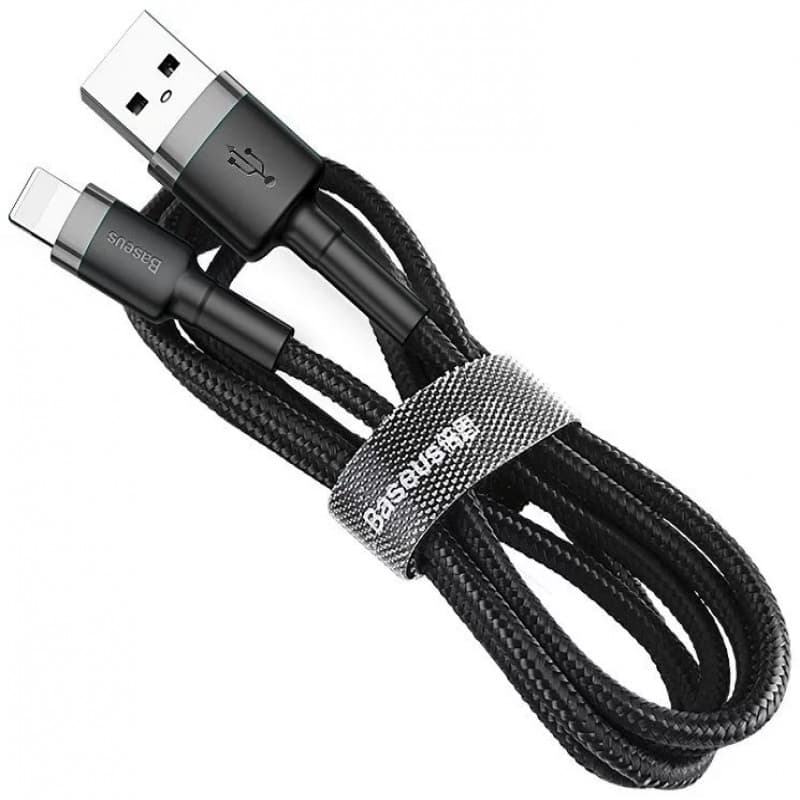 Baseus Câble de charge Lightning vers USB-A - Câble Cafule 300cm, noir – 2