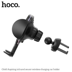 Hoco CA60 Aspiring infrared sensor wireless charging car holder, schwarz – Bild 6