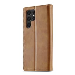 Samsung Galaxy S26 Ultra - LC.IMEEKE Etui portefeuille avec 3 emplacements pour cartes & fermeture magnétique, marron clair – Bild 5